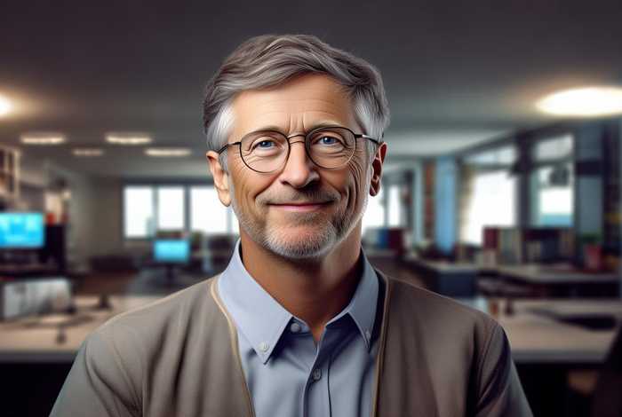 比尔盖茨生活照 比尔盖茨生活照片高清