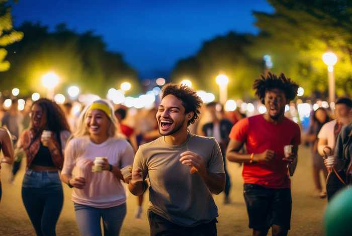 健康快乐夜生活；健康快乐夜生活的句子