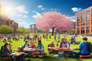 关于校园生活的画画作品 - 关于校园生活的画画作品大全