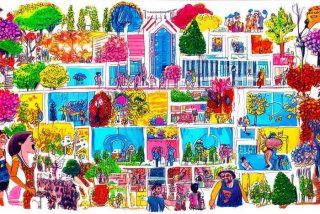 多彩的校园生活手抄报，多彩的校园生活手抄报第一名