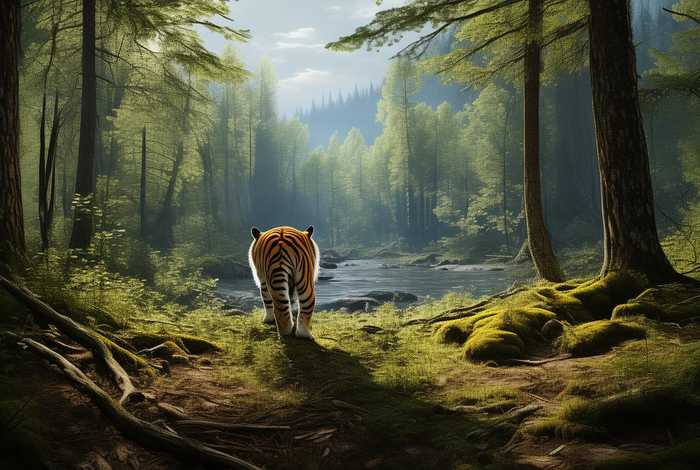 东北虎的生活习性用说明方法来写（东北虎的生活环境描述出来）