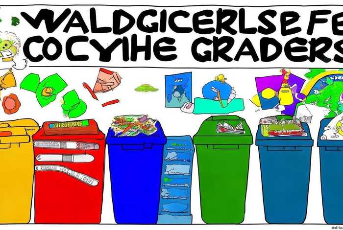 二年级生活垃圾手抄报图片、二年级垃圾小报手抄报图片