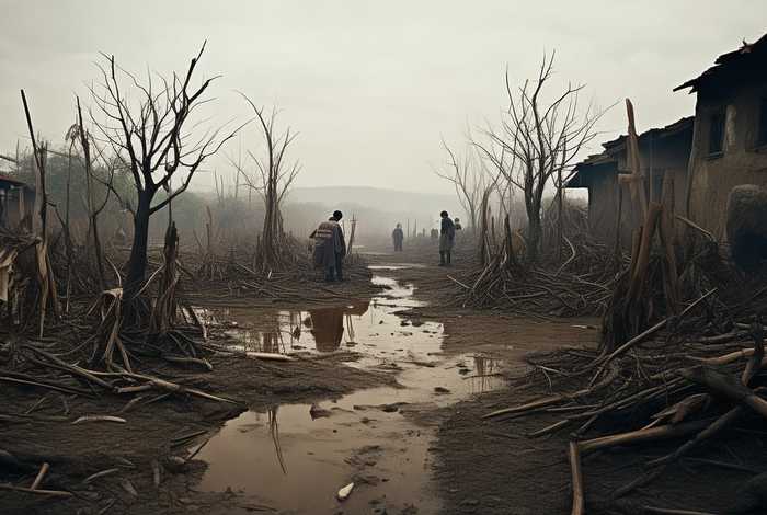 村民的生活山穷水尽怎么改 - 看着村子里山穷水尽的现状