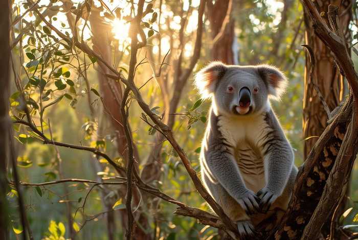 考拉生活在哪里？考拉生活在澳大利亚英语 - 考拉生活在澳大利亚的哪里