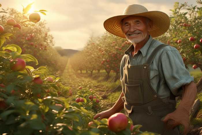 李大伯果园生活，李大伯果园生活图片大全