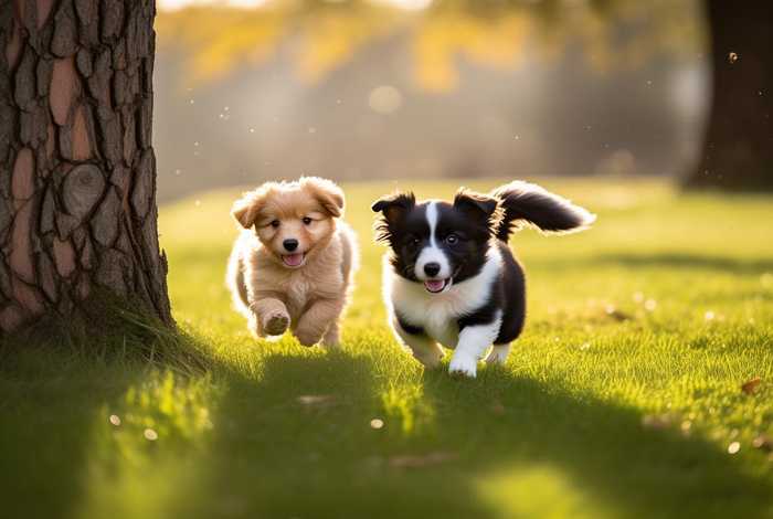 两只小狗联系生活实际；两只小狗联系生活实际的句子