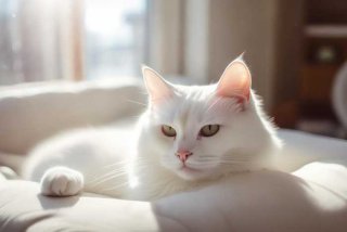 白猫生活的样子 - 白猫生活的样子图片