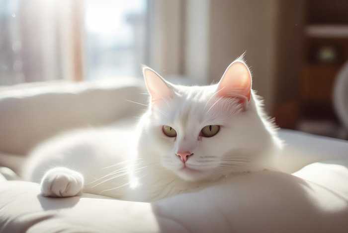 白猫生活的样子 - 白猫生活的样子图片