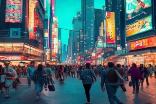 城市生活海报；城市生活海报图片