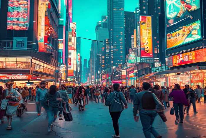 城市生活海报；城市生活海报图片