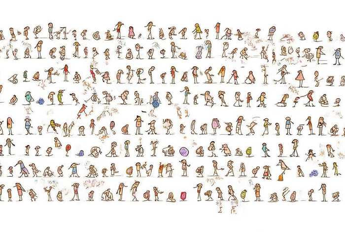 夫妻生活姿势图（108个姿势小人图简笔画）