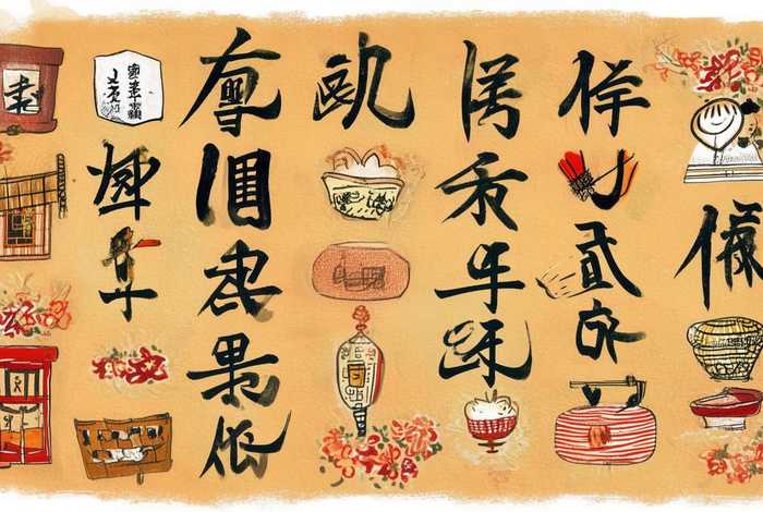 汉字与生活用品相结合 汉字与生活用品相结合的手抄报