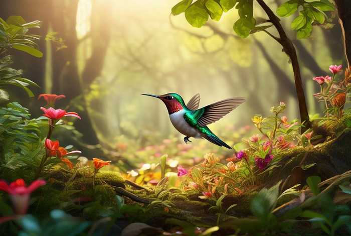 蜂鸟生活的栖息地 - 蜂鸟生活的栖息地在哪里 蜂鸟生活的栖息地 - 蜂鸟生活的栖息地在哪里