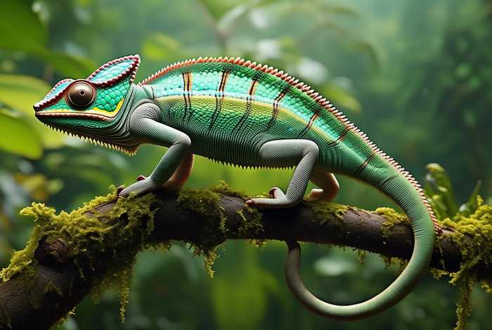 变色龙的外形特点和生活特征 - 变色龙的外形特点和生活特征是什么