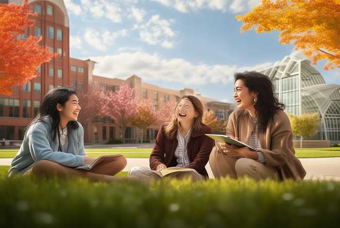 多彩的校园生活绘画,包括老师学生三人，多彩的校园生活绘画作品简介