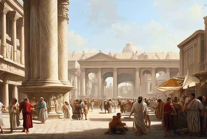 古罗马生活场景，古罗马生活场景描写