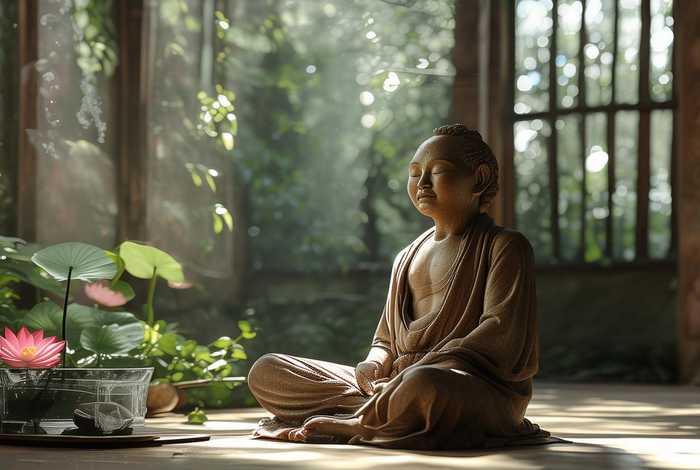 简单生活学佛；简单生活学佛图片