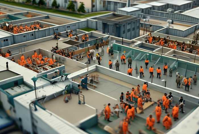 监狱一日工作流程，监狱一日工作流程图