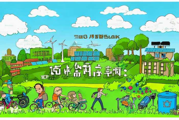 低碳生活绿色校园手抄报，低碳生活绿色校园手抄报图片