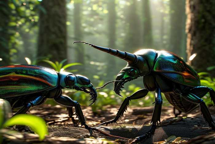 大力独角仙分布在哪里 - 大力神甲虫对战独角仙