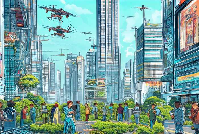 科技改变生活的手抄报绘画（科技改变生活的手抄报绘画图片）