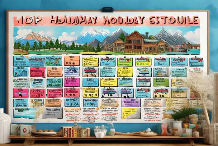 假期生活时间表手抄报（假期生活时间表手抄报模板）