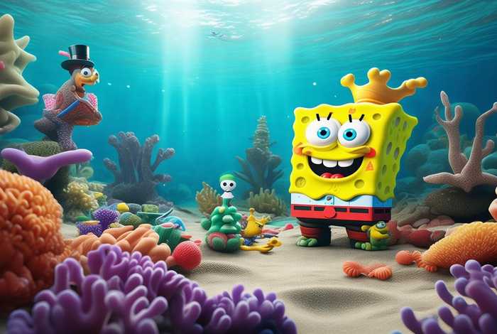 海绵宝宝海底生物图片（海绵宝宝海底生物图片简笔画）