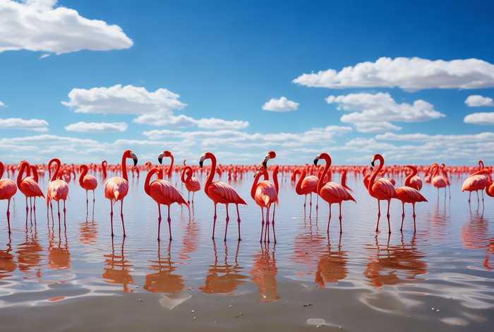 火烈鸟生活在什么地方的图片 - 火烈鸟生活在哪里的什么地方