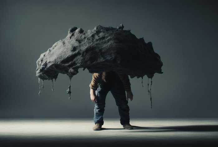 被生活压得崩溃的图片（被生活压得崩溃的图片带字）