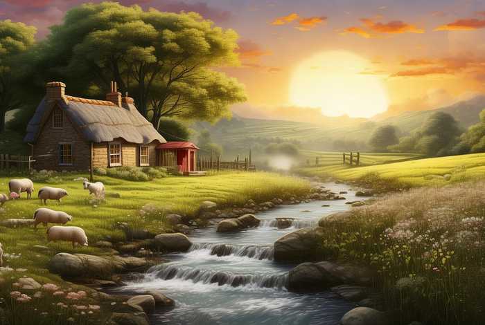 表示乡村生活的诗句 表示乡村生活的诗句唯美