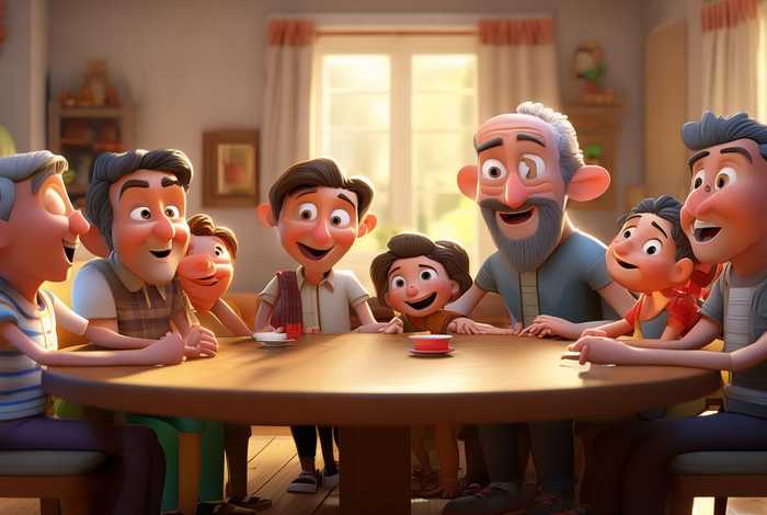 父子六人的幸福生活，父子六人的幸福生活漫画