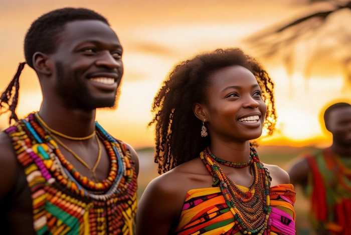 非洲夫妇照片、非洲夫妇照片高清