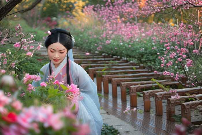 梅姐爱养花 梅姐爱走梅花桩 梅姐爱养花 梅姐爱走梅花桩