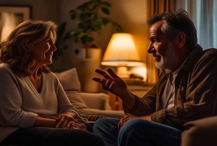 夫妻夜聊 两夫妻聊天到深夜的说说