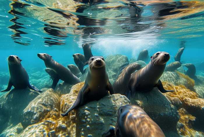 海狮生活在哪里图片，海狮生活在哪里图片视频