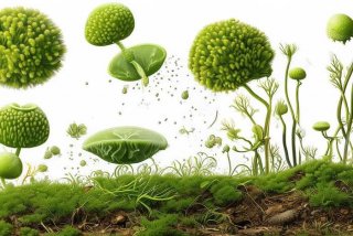 地钱生活史结构图 地钱的生活史简图