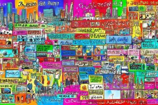 城市生活英语手抄报；城市生活英语手抄报图片