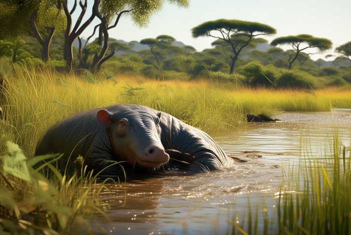 河马生活在哪里在草原还是森林，河马生活在哪里在草原还是森林里