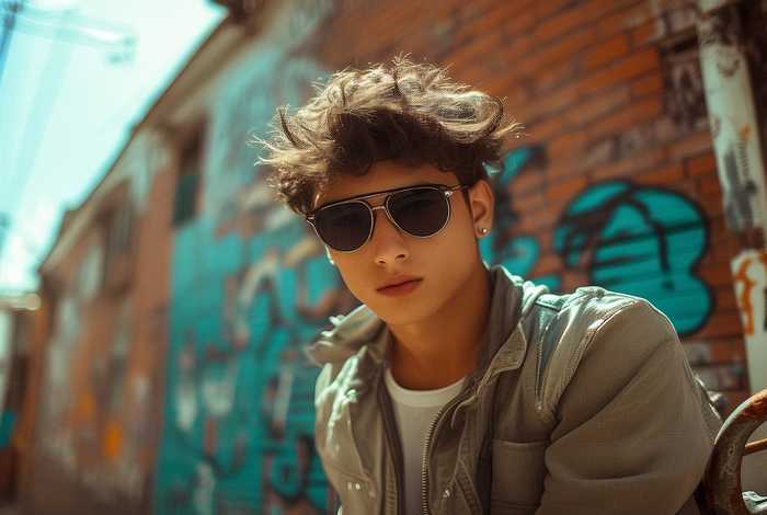 戴墨镜装酷生活照 - 戴墨镜装酷生活照片怎么拍