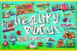 健康生活小画家手抄报 - 手抄报健康生活小画家