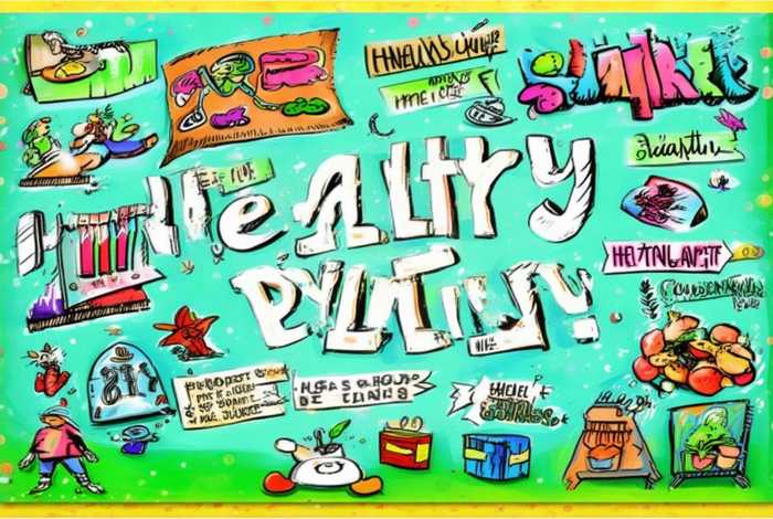 健康生活小画家手抄报 - 手抄报健康生活小画家