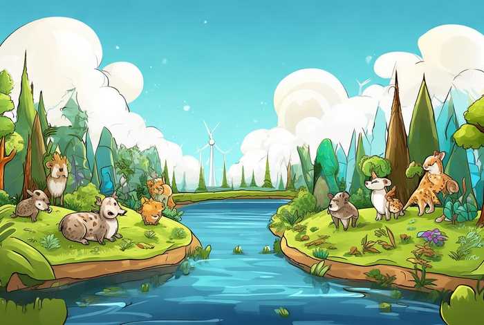 环保生活绘画比赛作品 - 环保生活绘画比赛作品图片