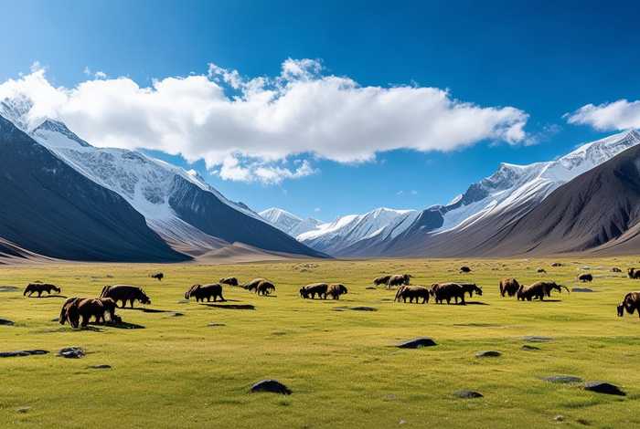 牦牛生活在哪个风景区，牦牛生活在哪个风景区里