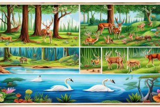 动物生活环境手抄报；动物生活环境手抄报模板