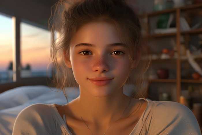 18岁女生生活照片素颜照，18岁女生生活照片素颜照高清