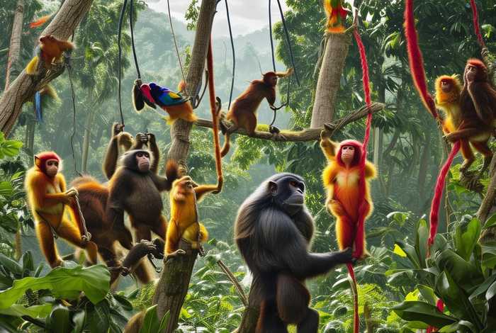 猴群生活日常 - 猴群的生活特性