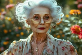 国外气质老太太；外国气质老人