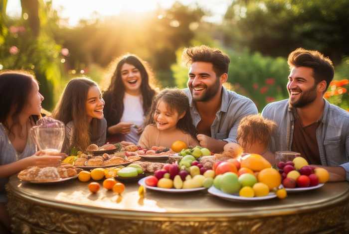 金色幸福生活绘画、金色幸福生活绘画图片