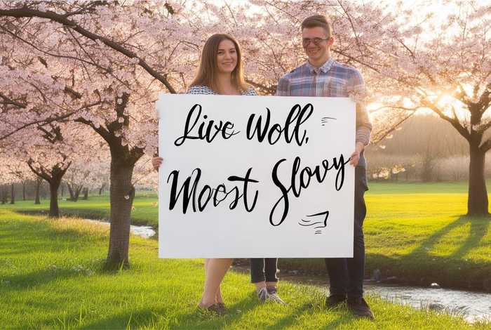 好好生活慢慢相遇英文签名 - 好好生活慢慢相遇英文特殊字体