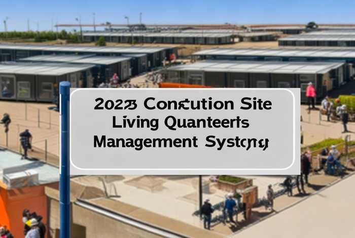 工地生活区管理制度牌模板2023最新版（建筑工地生活区管理制度范本）